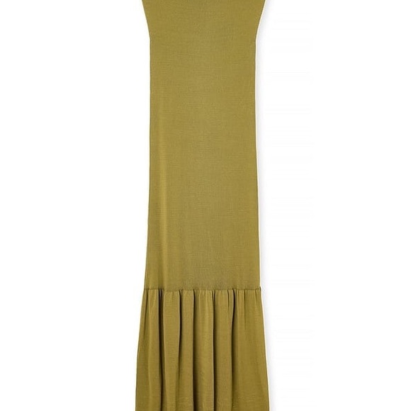 NWT! NA-KD Olive Green Maxi Dress - Picture 6 of 8